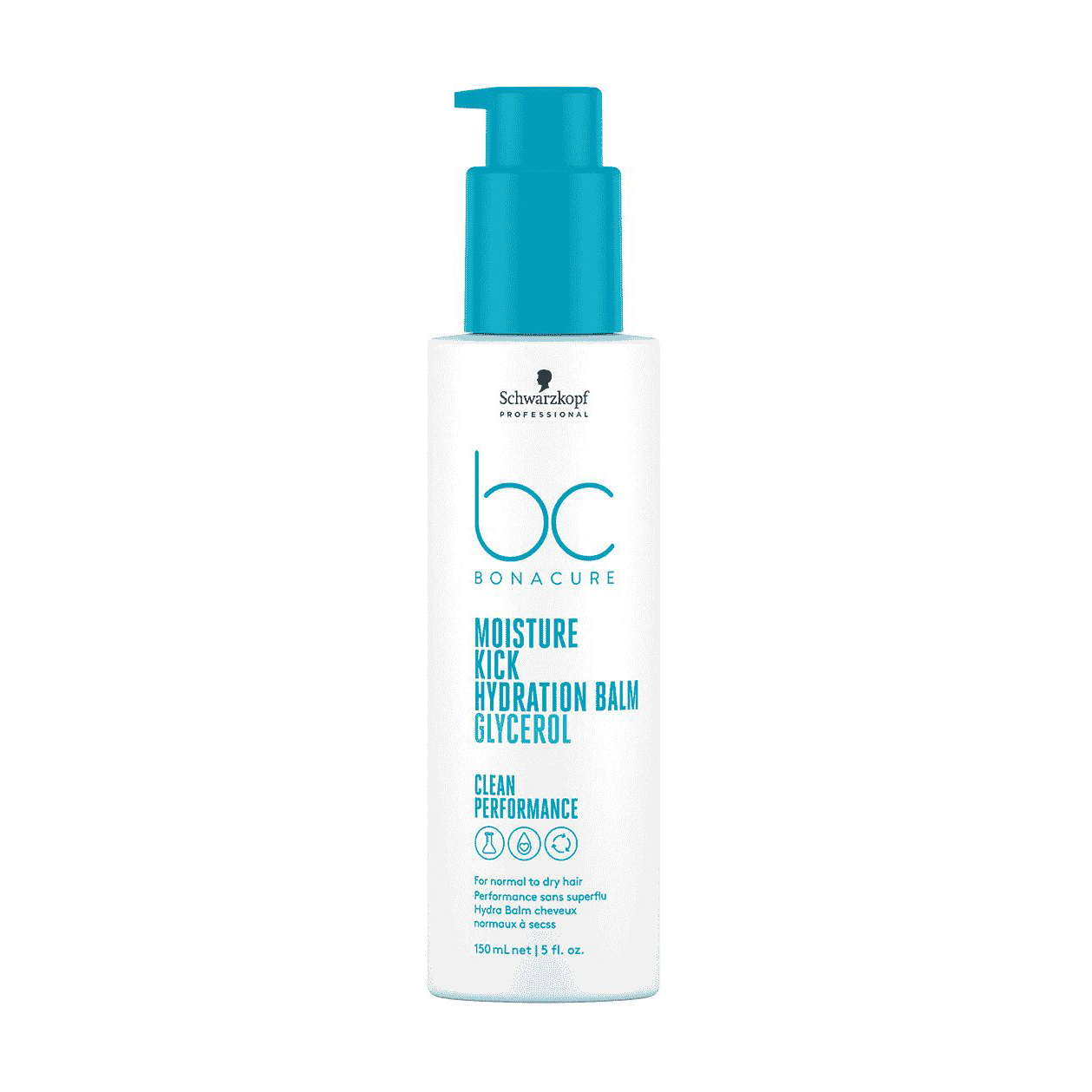 Бальзам Schwarzkopf Professional BC Bonacure Moisture Kick Hydration Balm Glycerol для нормального та сухого волосся, 150 мл