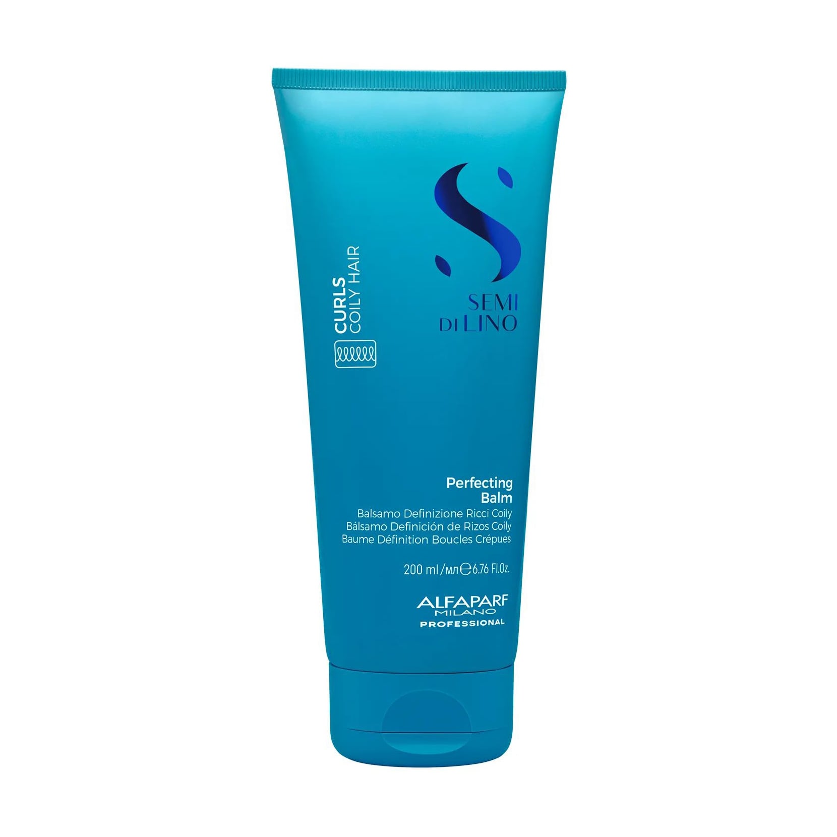 Незмивний бальзам Alfaparf Milano Semi Di Lino Curls Perfecting Balm для кучерявого волосся, 200 мл